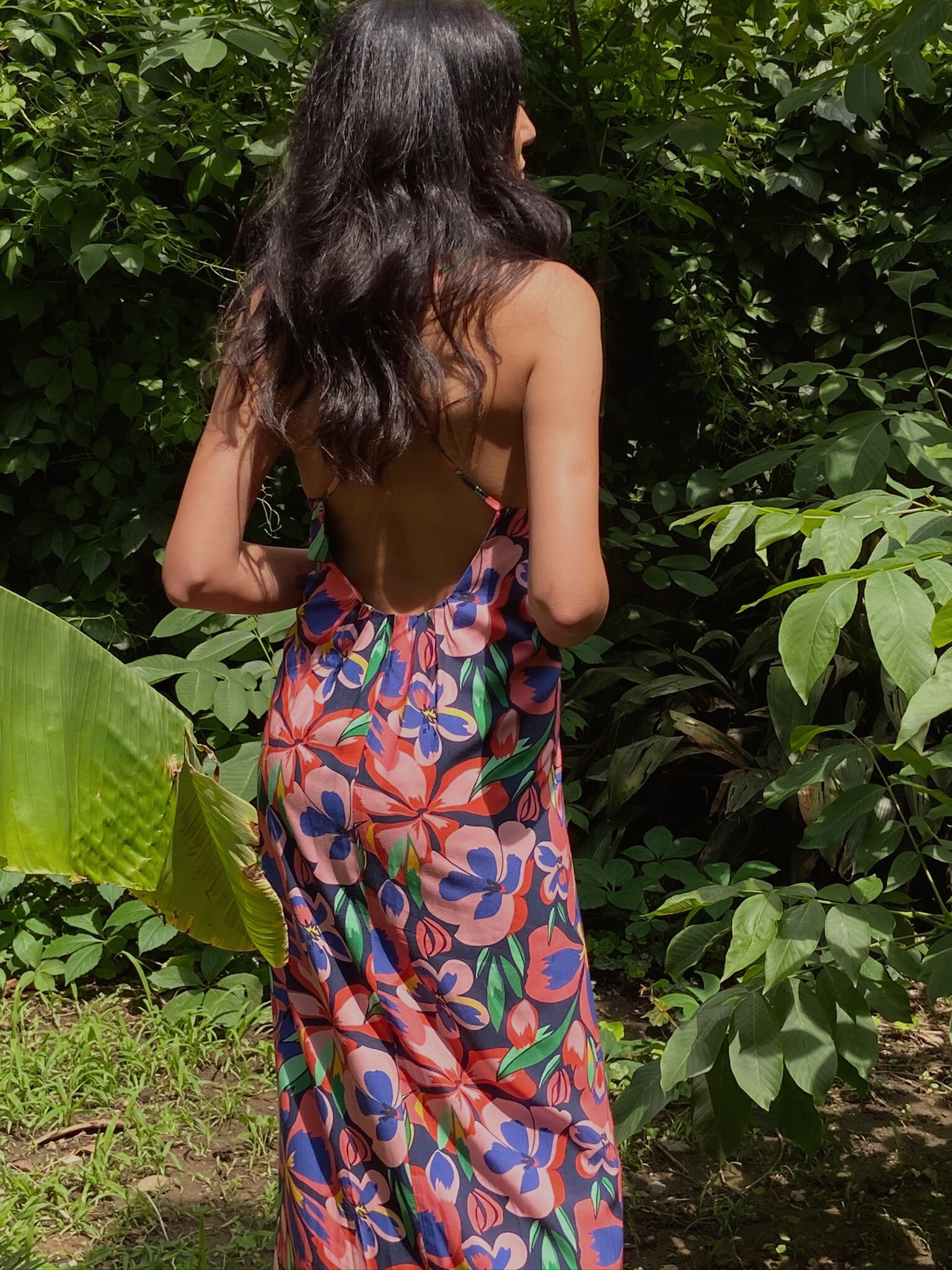 sunflora maxi dress